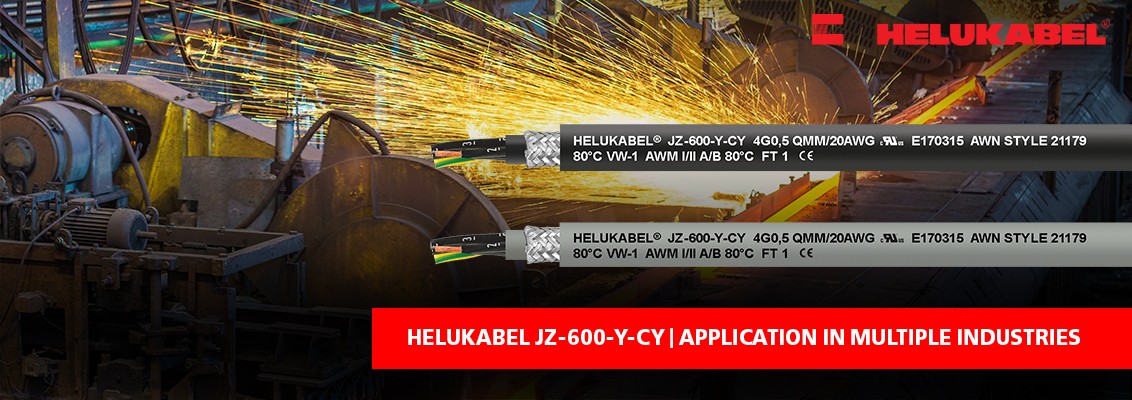 JZ-600-Y-CY: DÒNG CÁP ĐIỀU KHIỂN ĐƯỢC ỨNG DỤNG Ở ĐA LĨNH VỰC