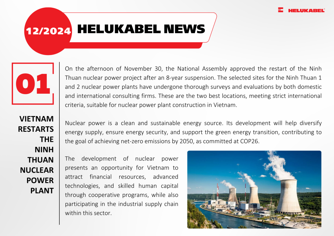 Vietnam restarts the Ninh Thuan nuclear power plant Vietnam restarts the Ninh Thuan nuclear power plant
