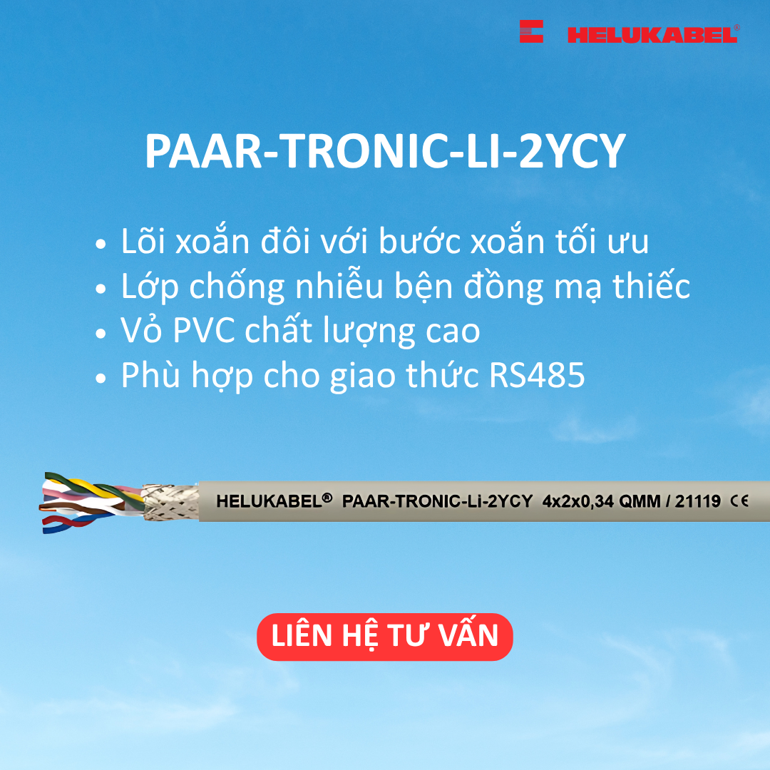 Cáp RS485 trong hệ thống quang điện 2