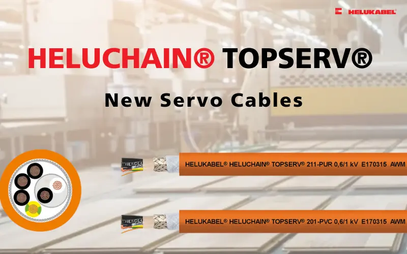 Cáp servo HELUCHAIN TOPSERV