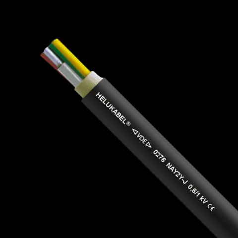 3. Aluminum cable 0.6/1kV, PE sheath