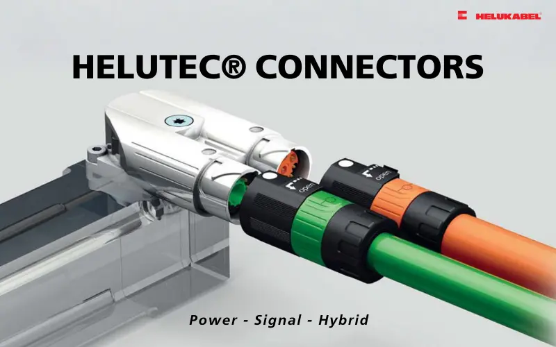 Đầu nối cáp điện HELUTEC signal power hybrid