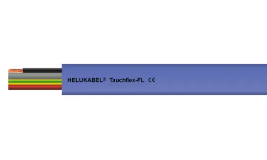 Tauchflex-FL rubber electrical cable is water-resistant Tauchflex-FL rubber electrical cable is water-resistant
