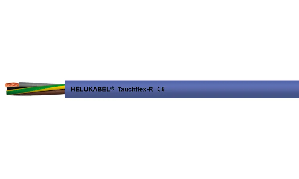 Tauchflex-R electrical cables are waterproof and are used as control cables for submersible pumps at depths of up to 300 meters.