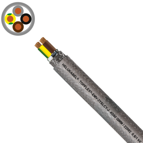 2. Cáp motor TOPFLEX®-EMV-2YSLCY-J