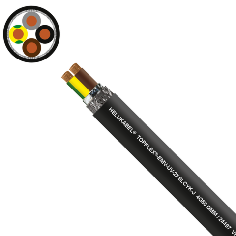 1. Cáp motor TOPFLEX®-EMV-UV-2XSLCYK-J