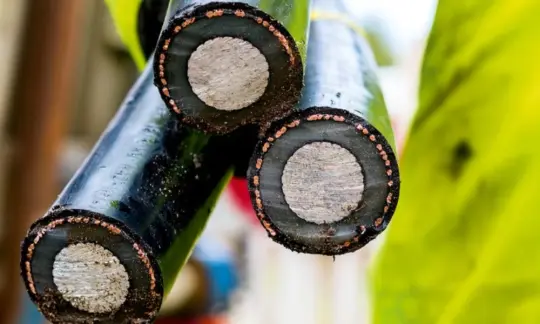 The smaller the cross-section is, the greater the electrical resistance of the conductor The smaller the cross-section is, the greater the electrical resistance of the conductor