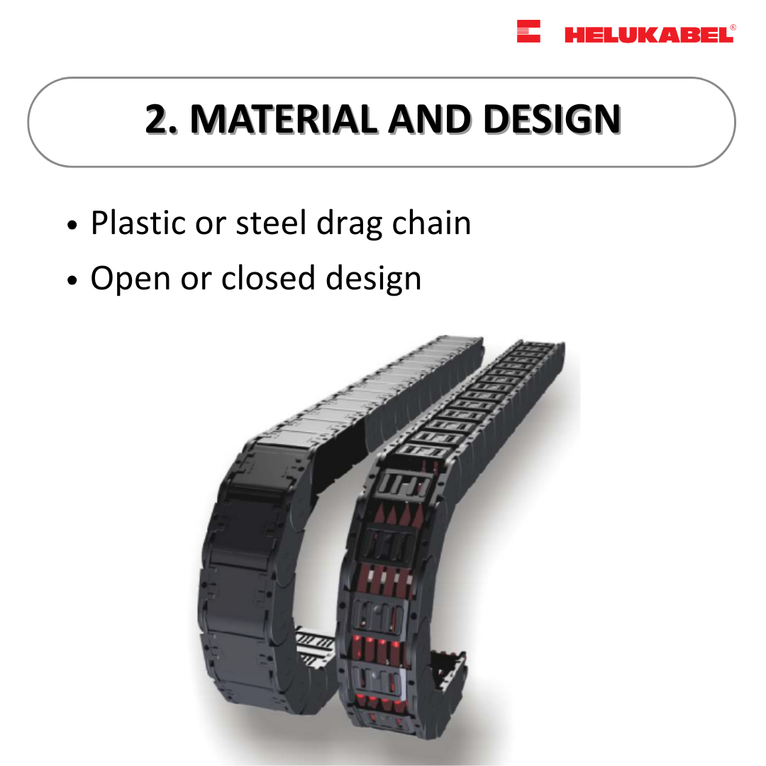 Drag chain selection made simple 2 Drag chain selection made simple 2