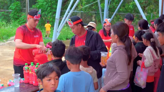 Gian hàng nước uống Gian hàng nước uống