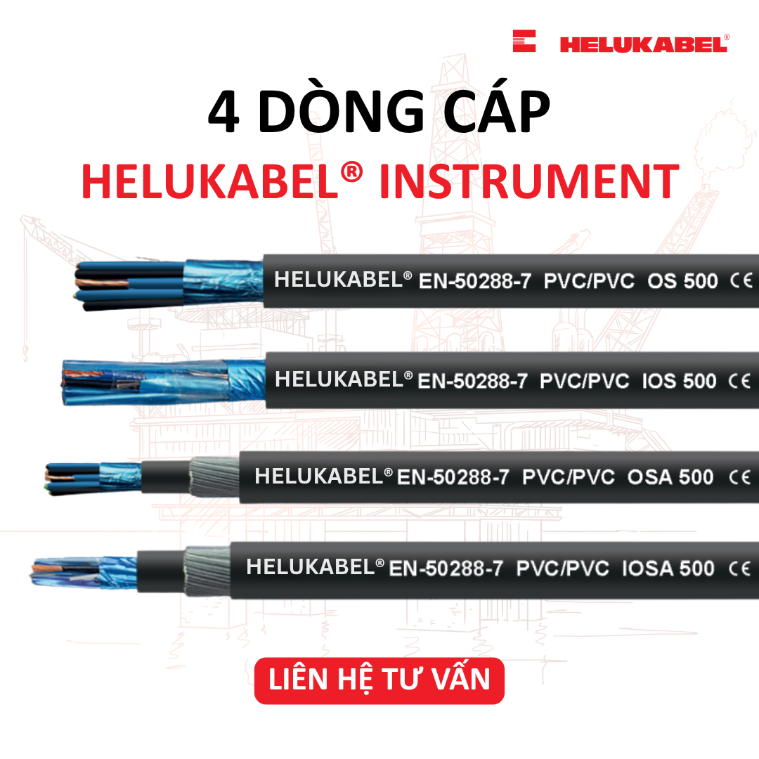 Một số sản phẩm cáp instrument 50288-7 của HELUKABEL