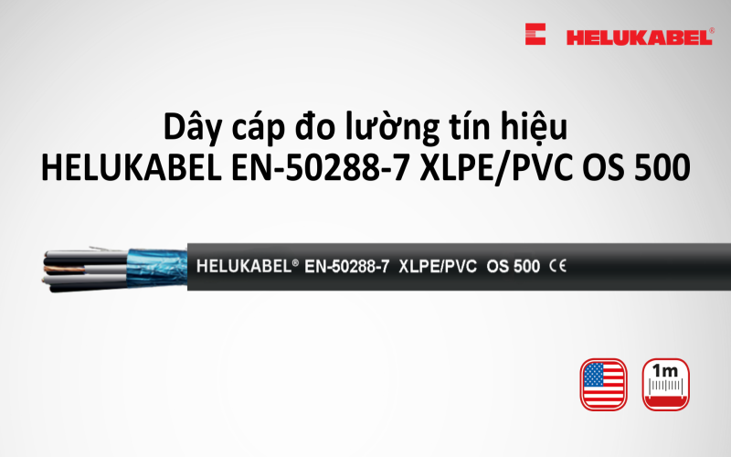 Dây cáp đo lường tín hiệu HELUKABEL EN-50288-7 XLPE/PVC OS 500