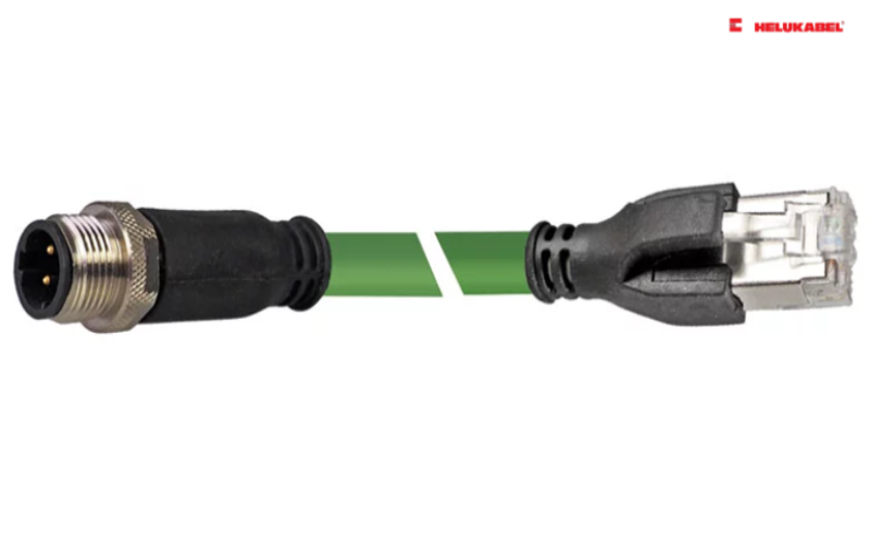 Dây cáp harnessing RJ45-IP20 180°_ M12-D-IP67 180°