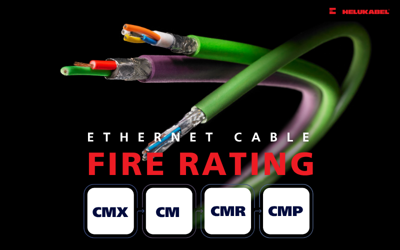 Ethernet cables fire rating