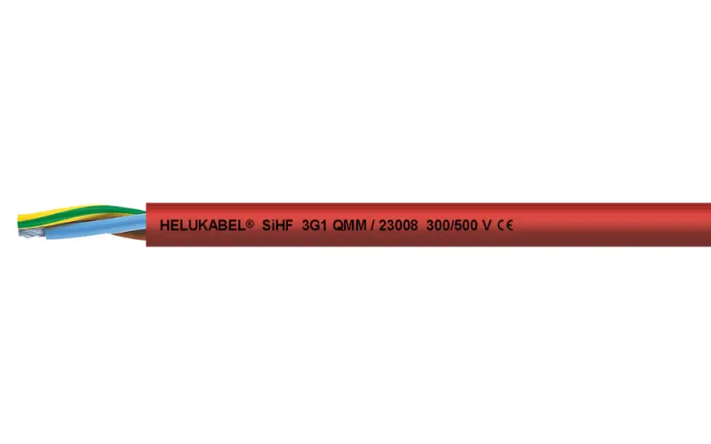 SiHF temperature-resistant rubber cables