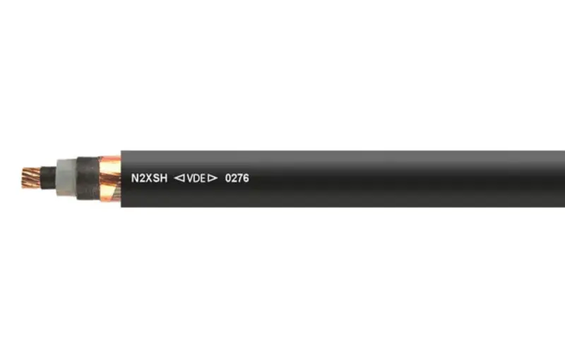 Medium voltage copper core cable N2XSH