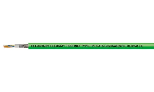 HELUCHAIN® HELUKAT® PROFInet C CAT.5e SF/UTP TPE Ethernet Cable