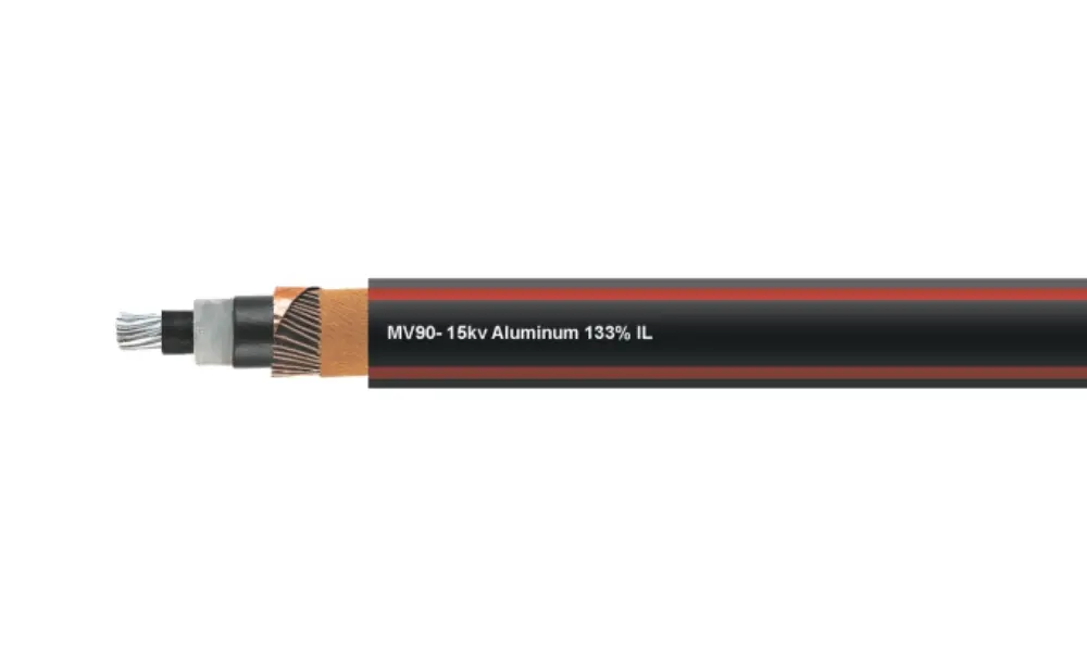 MV90- 15kv Aluminum 133% IL cable