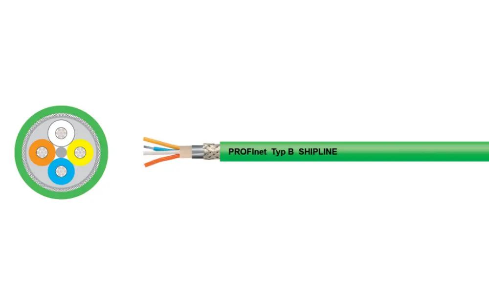 HELUKAT® PROFInet B CAT.5e SF/UTP FRNC SHIPLINE Ethernet Cable
