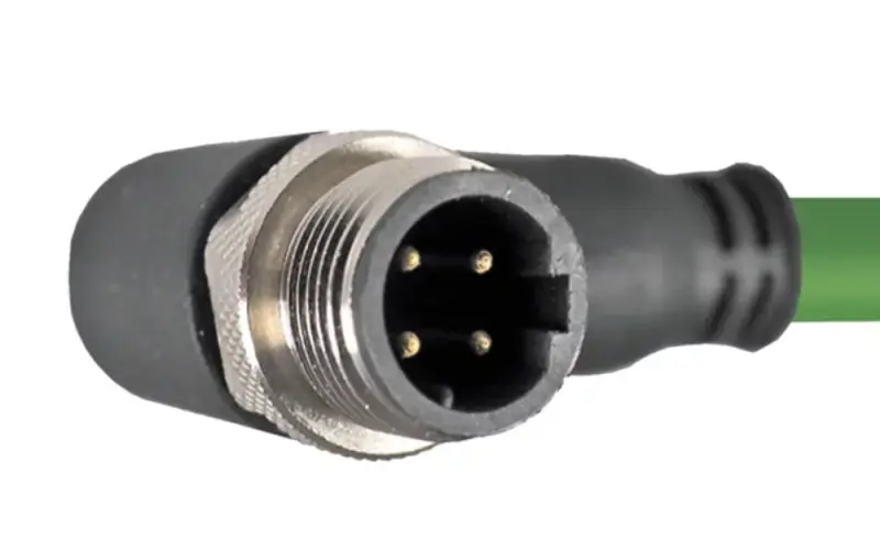 PROFInet A M12-D-IP67 90° connector cable