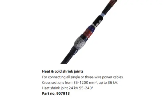 Medium voltage cable joint accessories
