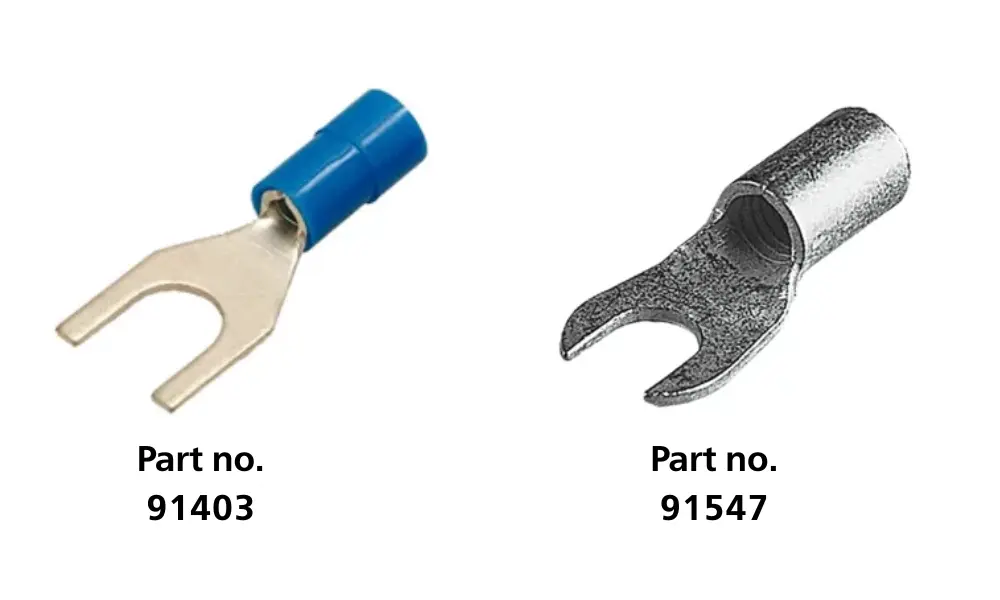 Y-type cable lugs