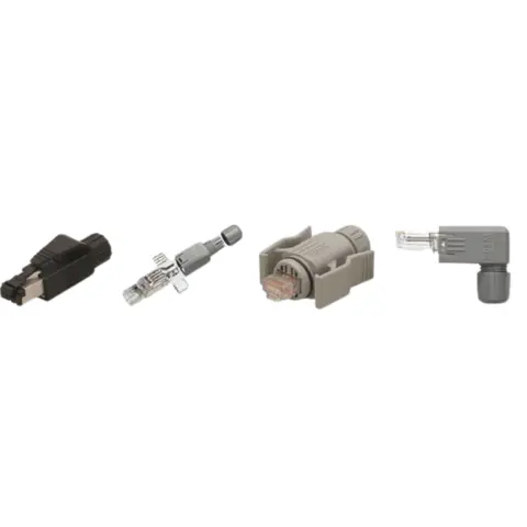 1. RJ45 copper connectors