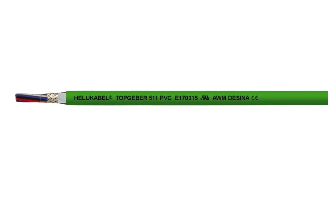 TOPGEBER 511 PVC signal cable is widely used in industrial automation and other sectors
