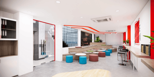 Không gian văn phòng hiện tại của HELUKABEL Việt Nam