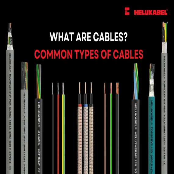 Typical types of electric cables