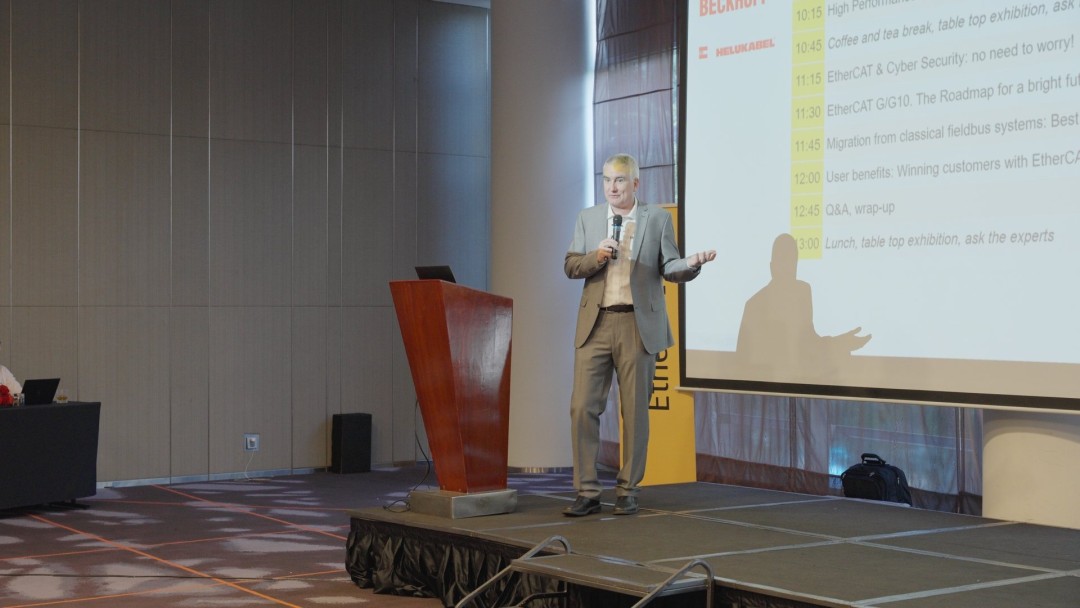 Mr. Martin Rostan presented in the first part of the seminar. Mr. Martin Rostan presented in the first part of the seminar.