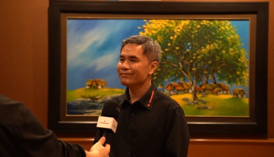 Ông Prapan Angsuthasawit, Tổng Giám đốc Công ty HELUKABEL Việt Nam, trả lời phỏng vấn.