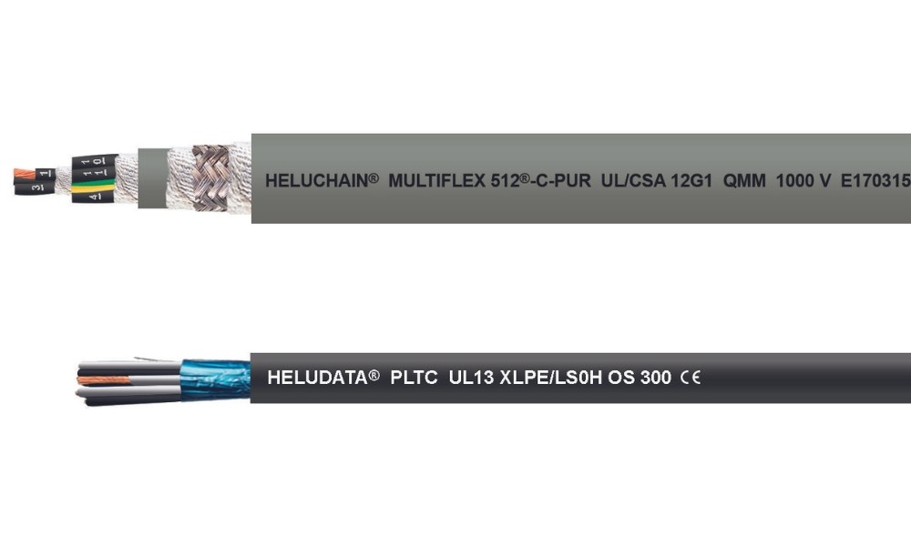 Dây cáp điện HELUCHAIN MULTIFLEX và HELUDATA PLTC UL13 XLPE/LS0H OS 300