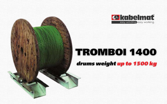 With the compact, manual unwinder for drums with max. 1500 kg and drum Ø of 500 - 1800 mm, winding materials can be unwound without twisting.