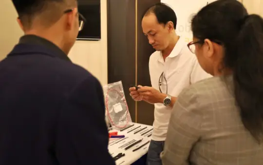 Some participants are interested in the products of DC cables, cable accessories and connectors provided by us, HELUKABEL Vietnam.