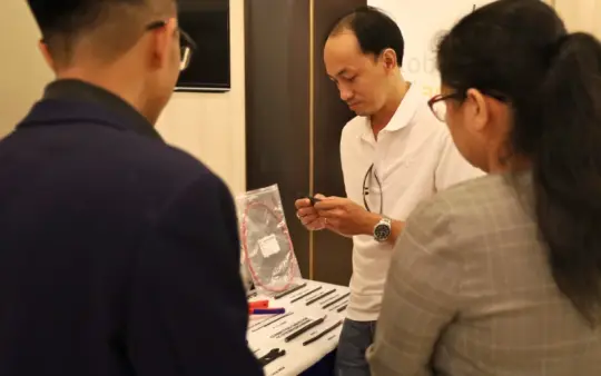 Some participants are interested in the products of DC cables, cable accessories and connectors provided by us, HELUKABEL Vietnam. Some participants are interested in the products of DC cables, cable accessories and connectors provided by us, HELUKABEL Vietnam.