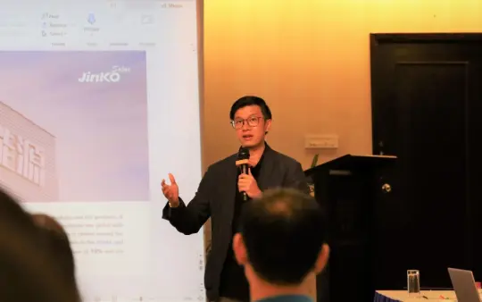 Mr. Dillon Ye, Brand Manager / BDM - Southeast Asia of Krannich spoke at the event.
