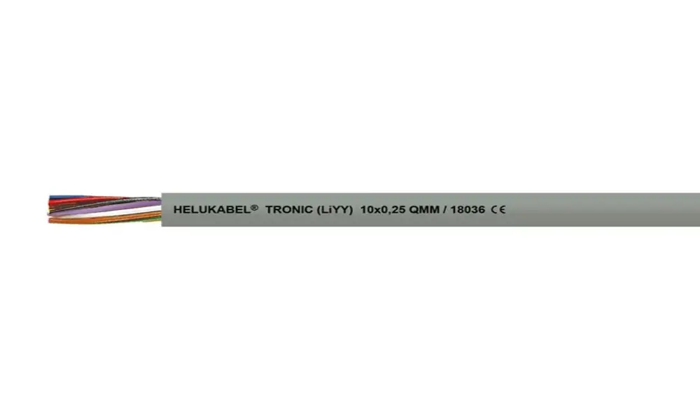 TRONIC (LiYY) grey 2 x 1 mm²
