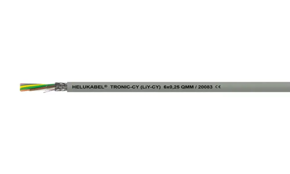 TRONIC-CY (LiY-CY) grey 2 x 1 mm² 18 awg