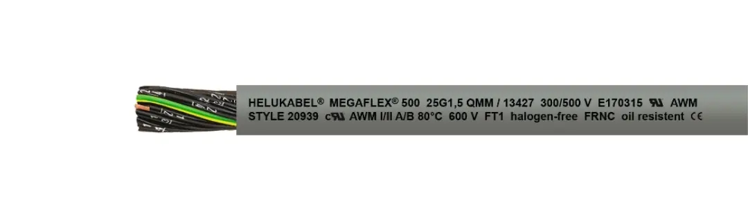 MEGAFLEX 500 - Dây cáp không chứa halogen