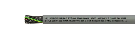 Cáp điều khiển MEGAFLEX 500 Cáp điều khiển MEGAFLEX 500