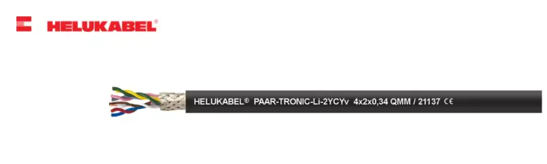 Dây cáp dữ liệu HELUKABEL PAAR-TRONIC-Li-2YCYv do HELUKABEL sản xuất.