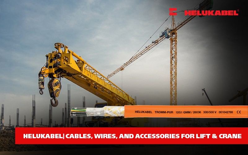 HELUKABEL's cables for lift and crane