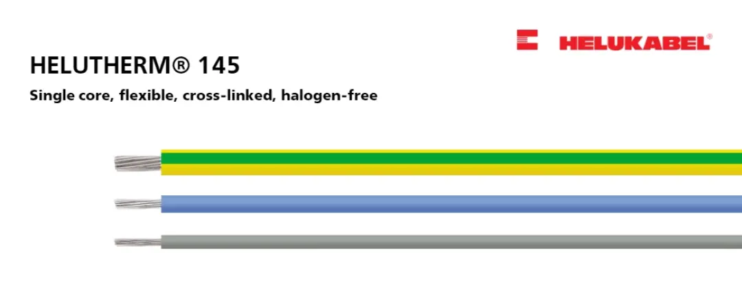 HELUTHERM® 145 control cables are heat resistant up to 145°C, suitable for control cabinets in harsh operating environments.