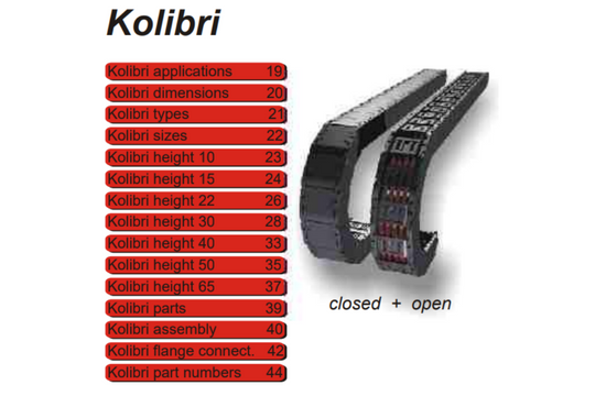 Xích dẫn cáp Kolibri