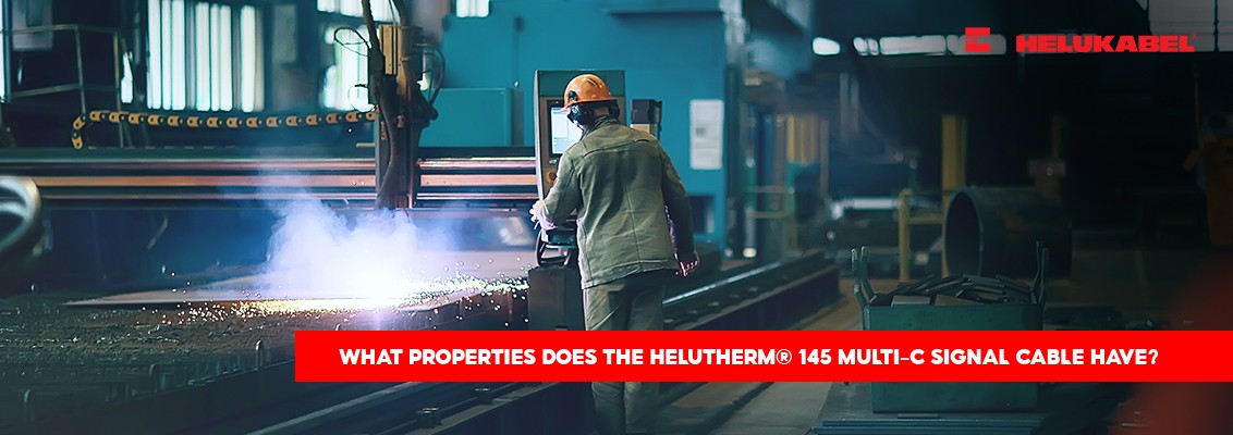 WHAT PROPERTIES DOES THE HELUTHERM® 145 MULTI-C SIGNAL CABLE HAVE?