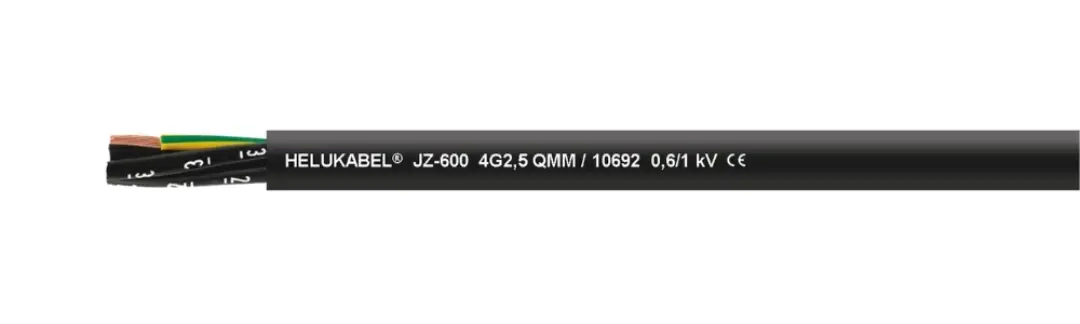 JZ-600 - Flexible Control Cable with Markings, 0.6/1kV