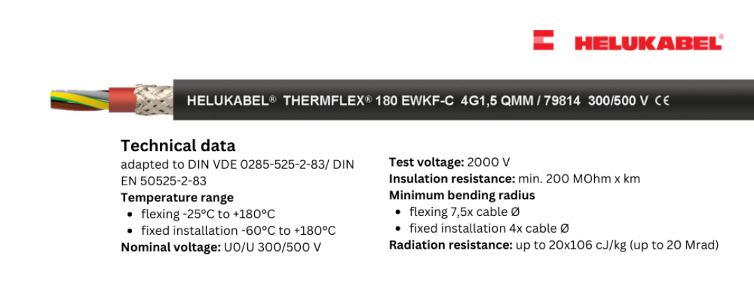 Technical data of THERMFLEX 180 EWKF