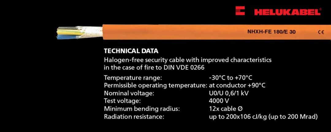 (N)HXH-FE 180/E 30 Cables (part no. 52714)